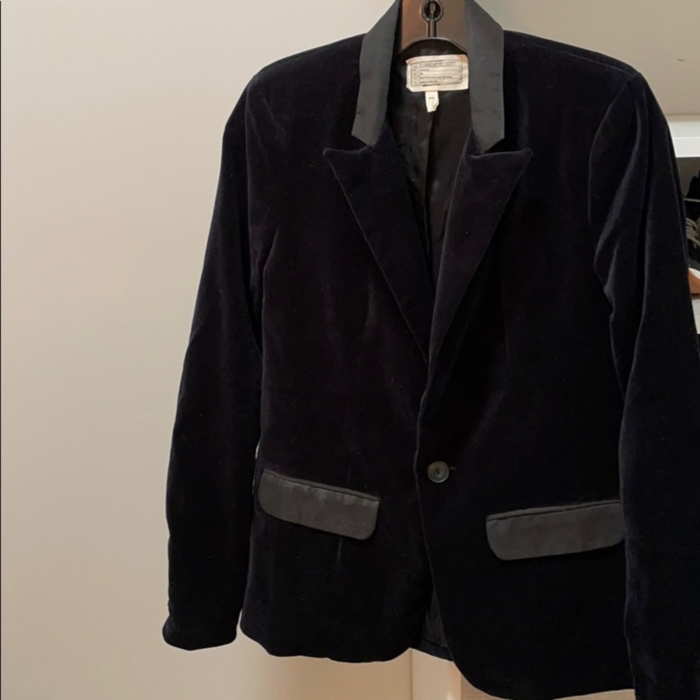 Current Elliott Black Velvet Blazer. Worn twice